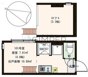 ヴィスタグランデ南阿佐ヶ谷の物件間取画像